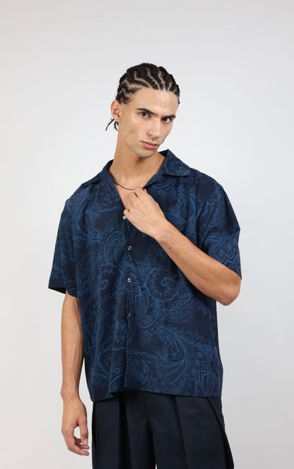 YOSAM Midnight Paisley Shirt