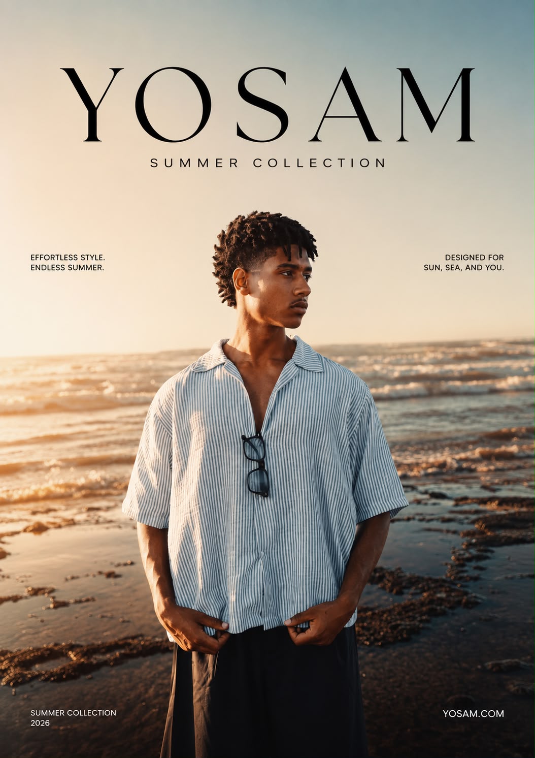 YOSAM Summer Set – Sky Blue Stripe