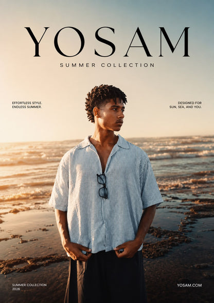 YOSAM Summer Set – Sky Blue Stripe