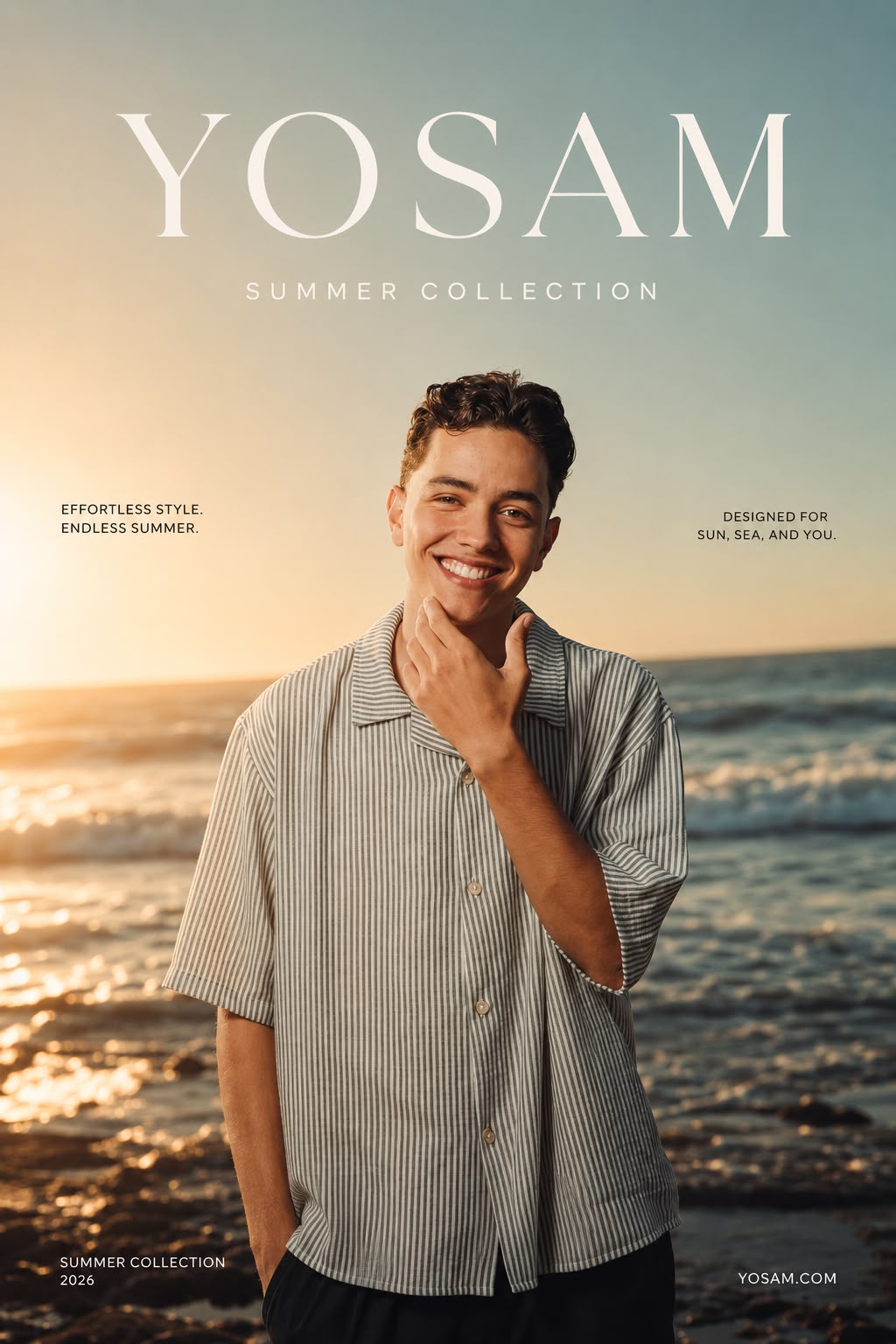 YOSAM Summer Set – Sky Blue Stripe