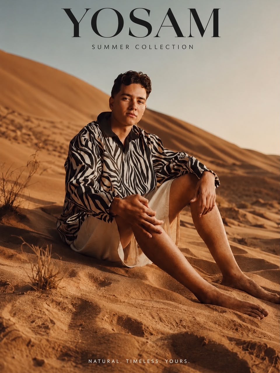 Desert Print Resort Shirt